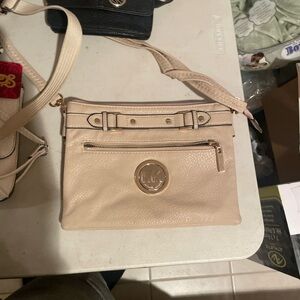 Beige Crossbody Bag
